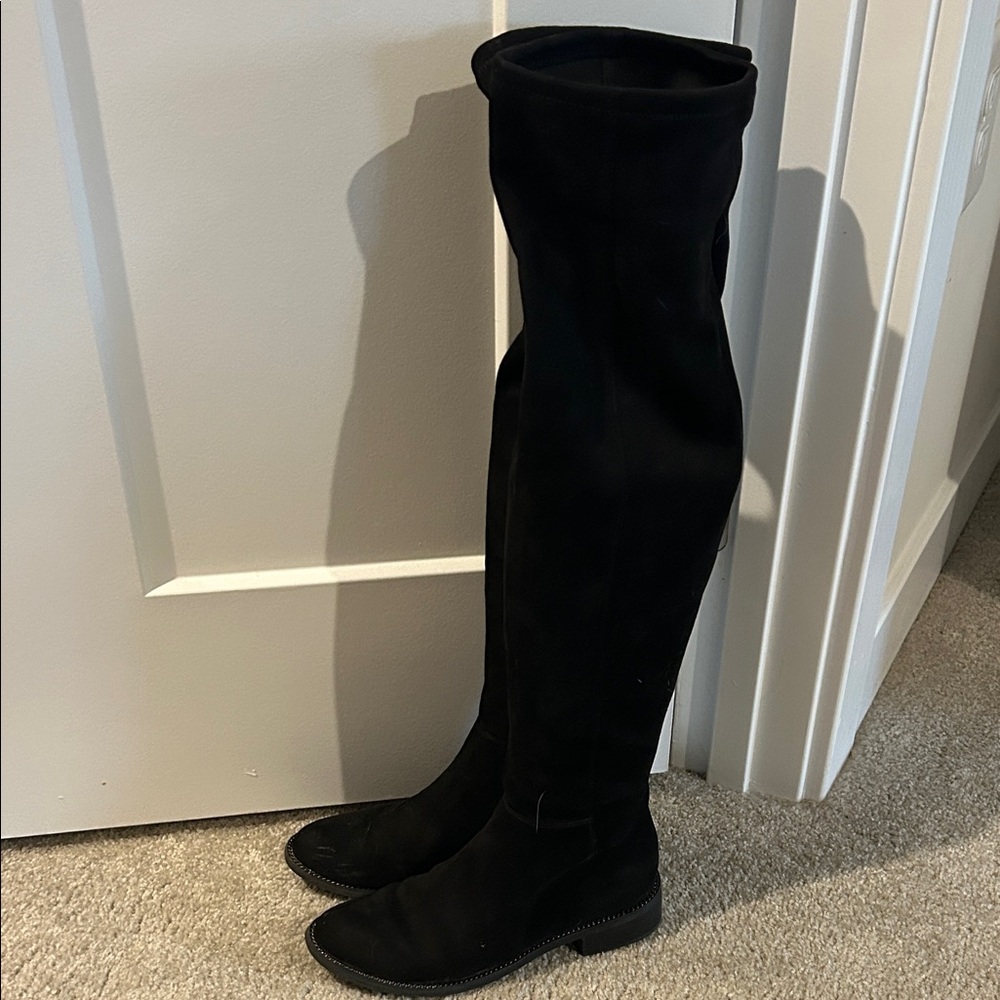 Black Over-the-Knee Women's Boots